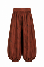 Madder Silk Dupion Balloon Pant
