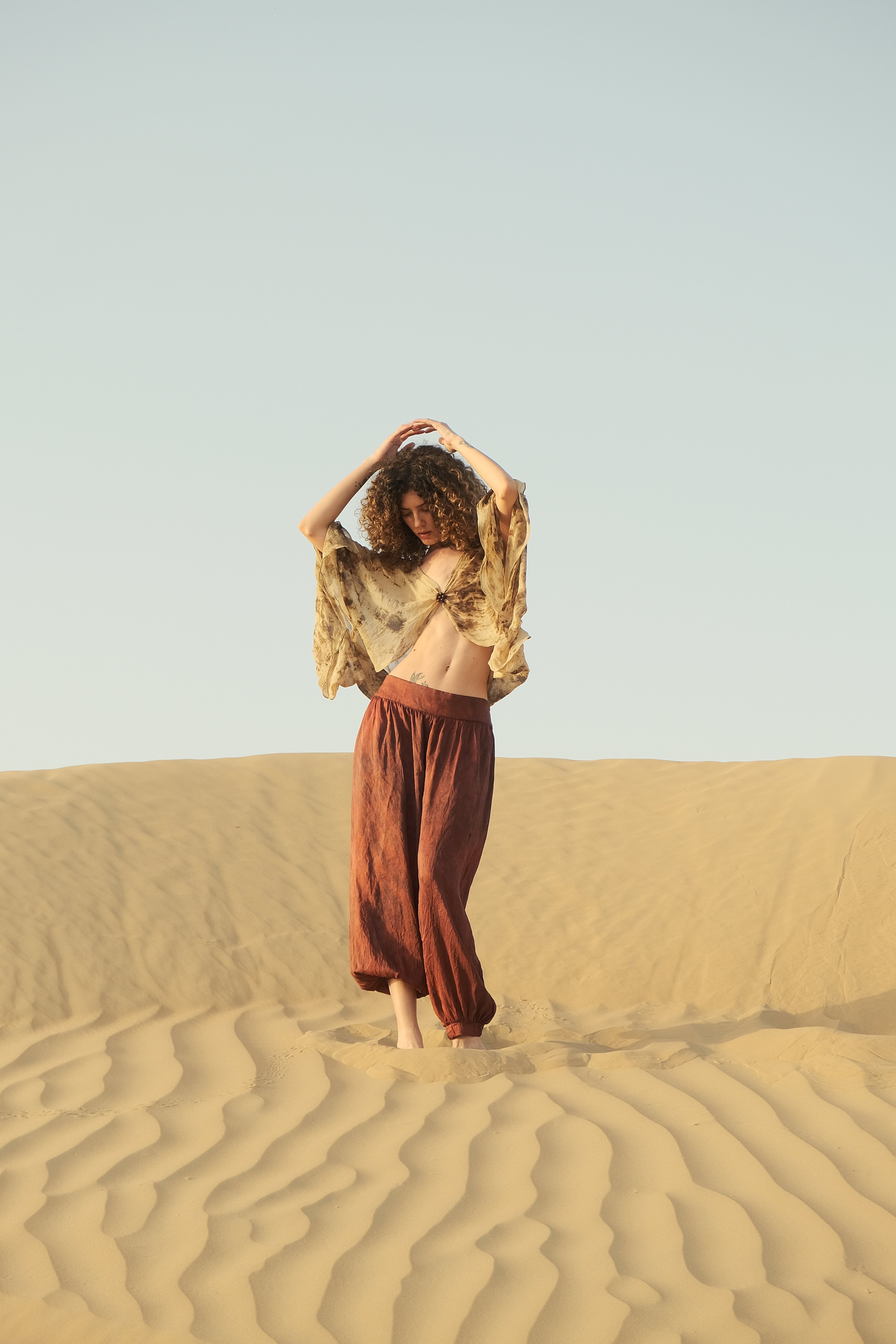 Silk Dupion Balloon Pant