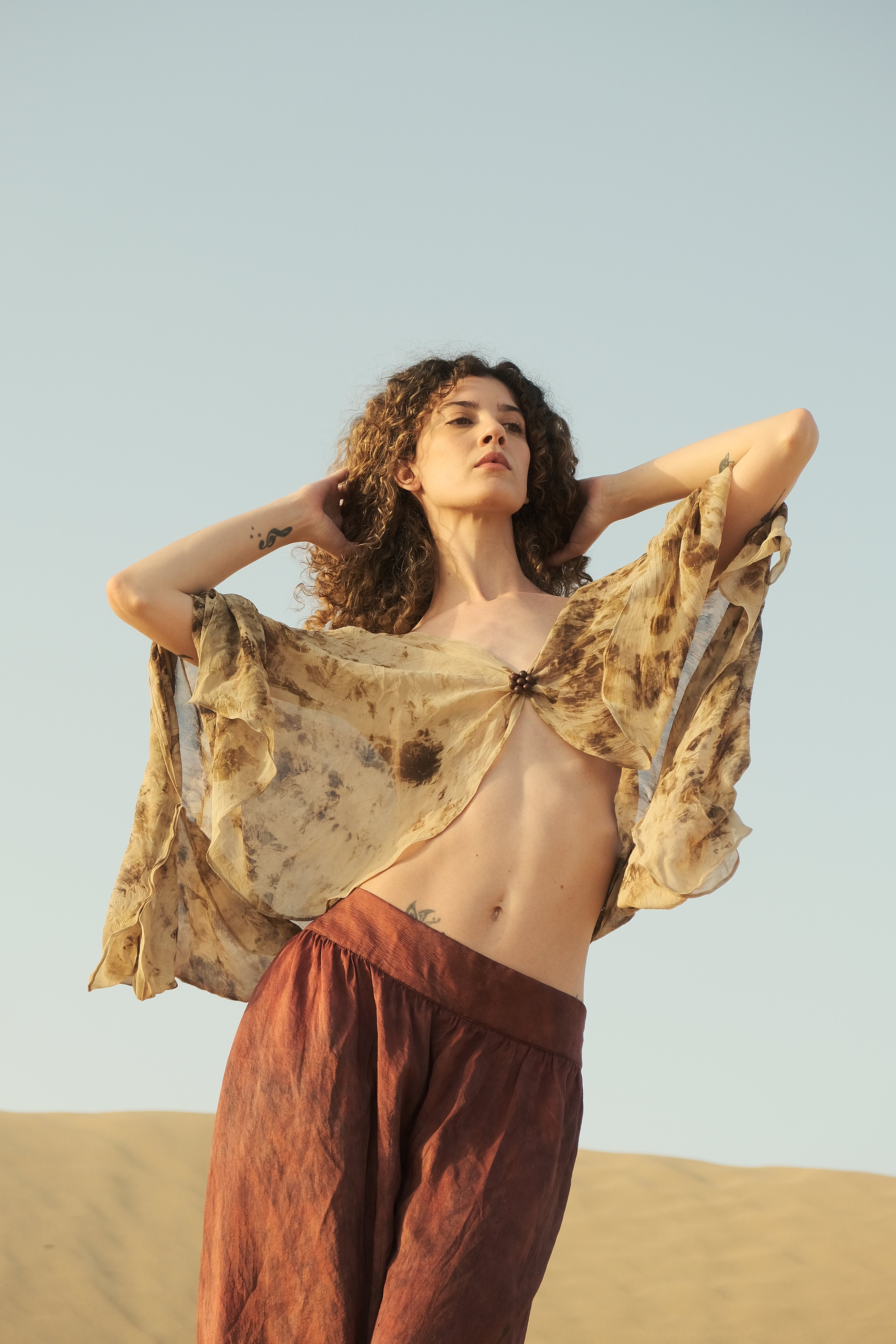 Silk Dupion Balloon Pant