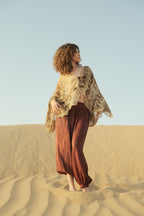 Madder Silk Dupion Balloon Pant
