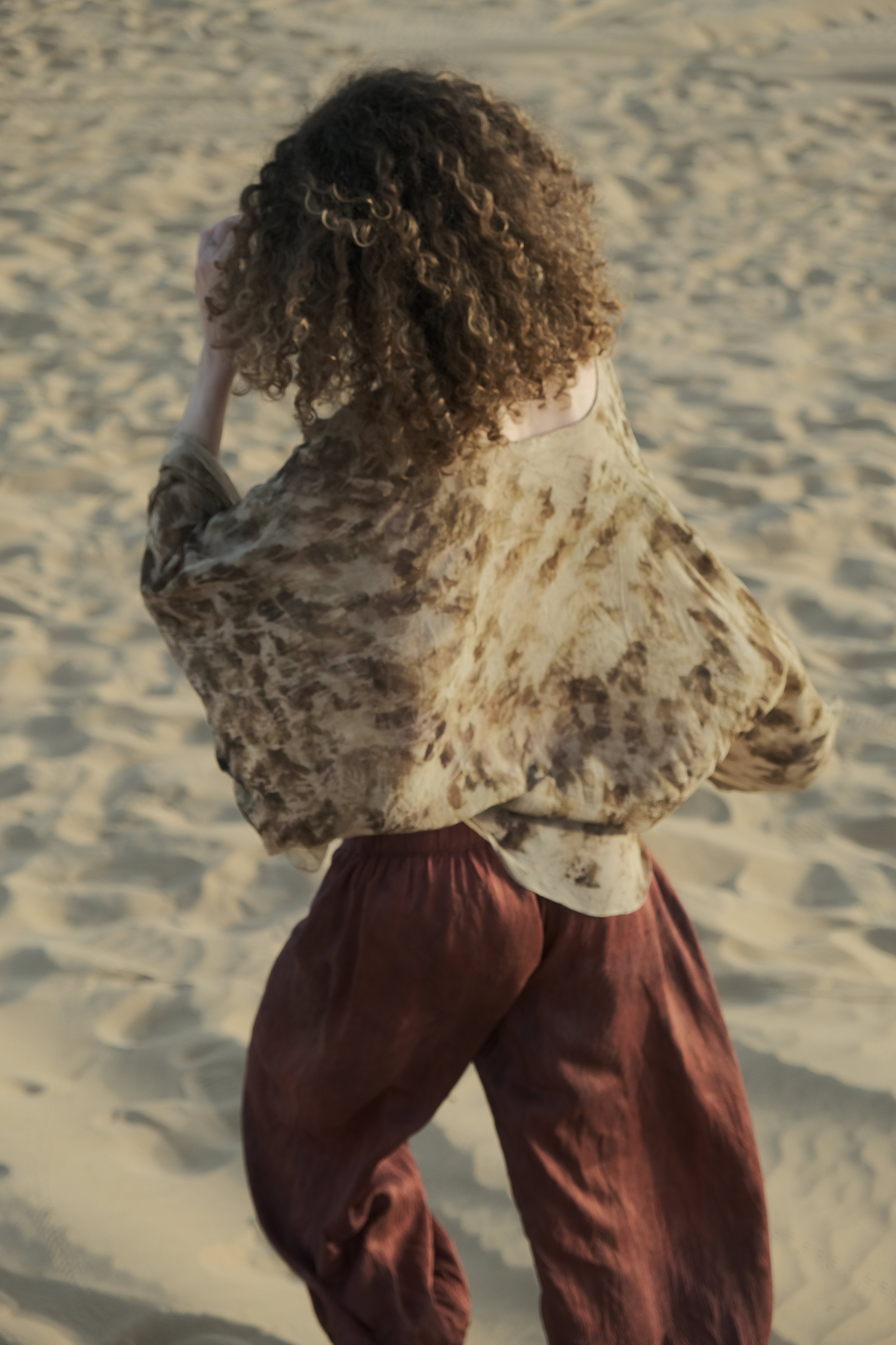 Silk Georgette Tagua Cape